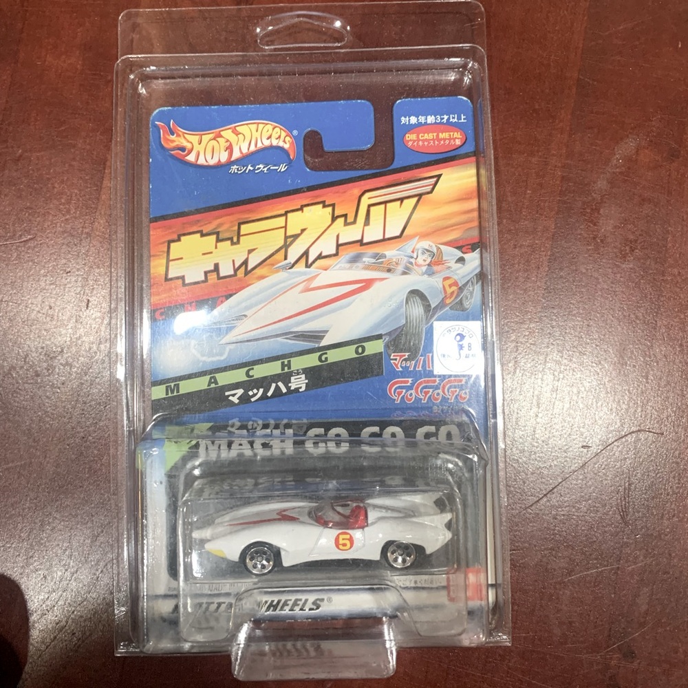 Hot Wheels Charawheels speed racer machgo. Japanese new sealed in case.